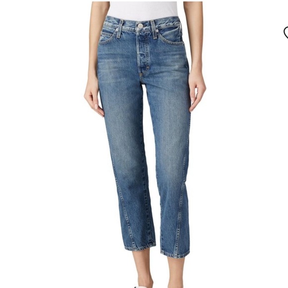 AMO Denim - AMO Loverboy Twist Ankle Cropped Jeans